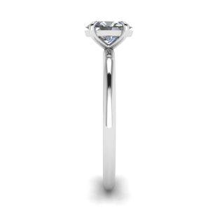 Classic Oval Diamond Solitaire Ring White Gold - Photo 2