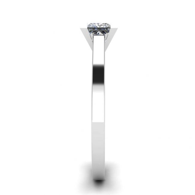 Princess Cut Diamond Ring in 18K White Gold - Photo 2