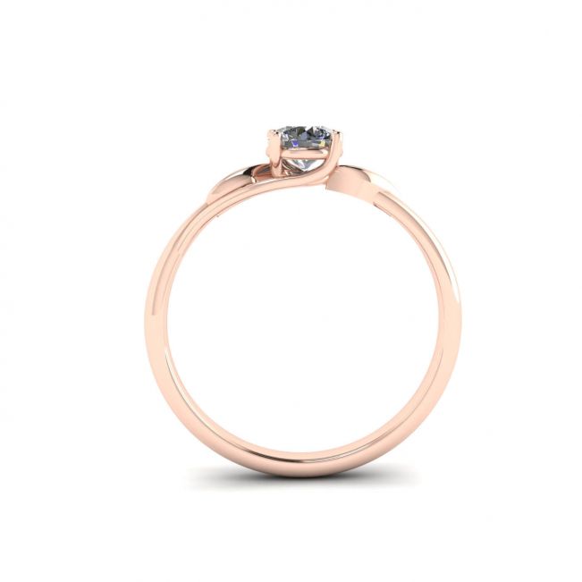 Nature Inspired Diamond Engagement Ring - Photo 1