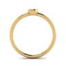 Round Diamond Small Ring La Promesse Yellow Gold, Image 2