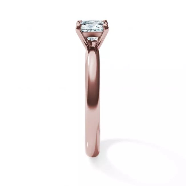 Princess cut diamond engagement ring - Photo 2