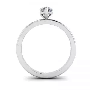 Classic Pear Diamond Solitaire Ring - Photo 1