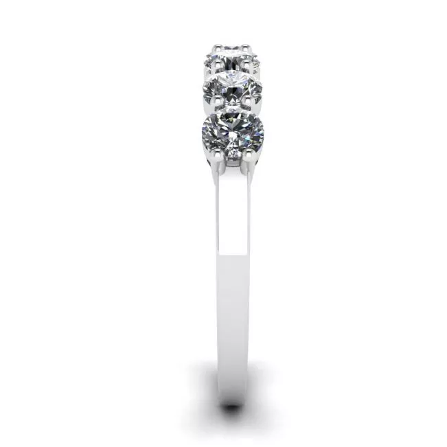 Eternal Seven Stone Diamond Ring in 18K White Gold - Photo 2