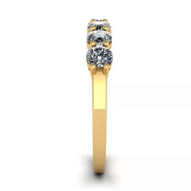 Eternal Seven Stone Diamond Ring in 18K Yellow Gold - Photo 2