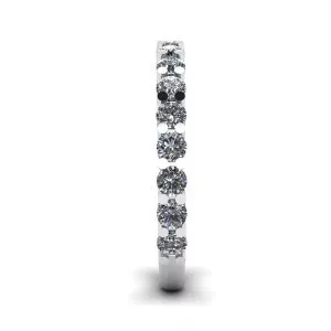 17 Diamond Ring in 18K White Gold  - Photo 2
