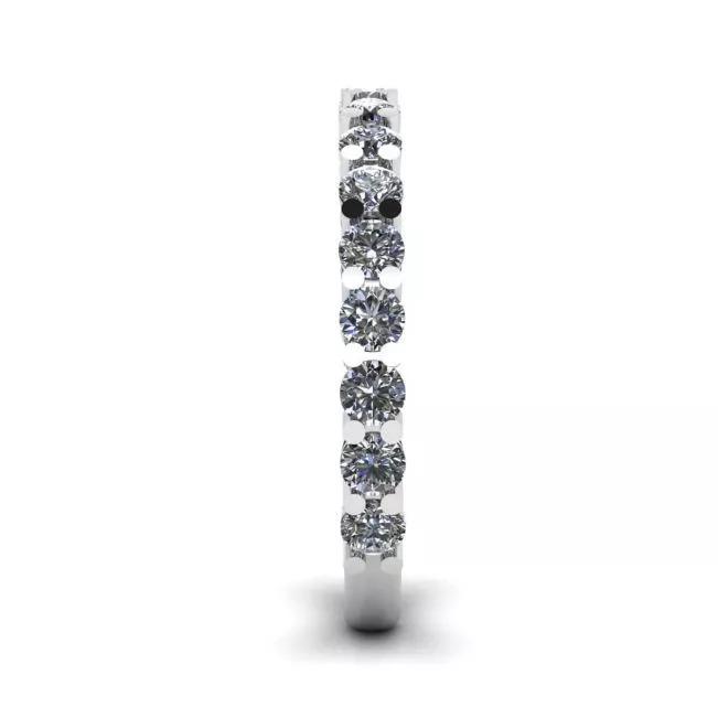 17 Diamond Ring in 18K White Gold  - Photo 2