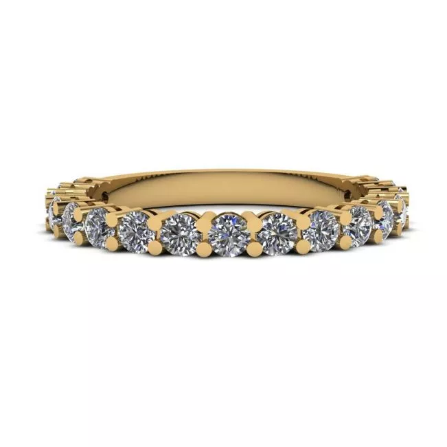 17 Diamond Ring in 18K Yellow Gold 