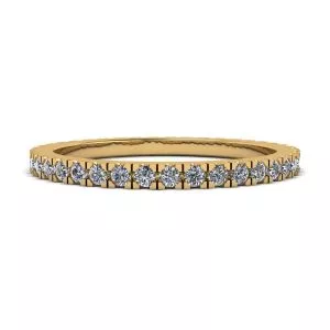 Classic Petite Diamond Eternity Ring in 18K Yellow Gold