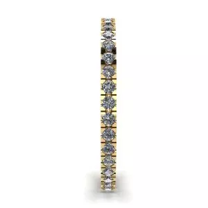 Classic Petite Diamond Eternity Ring in 18K Yellow Gold - Photo 2