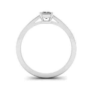 Classic Emerald Cut Diamond Solitaire Ring - Photo 1