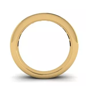Eternity Princess Cut Diamond Ring  Yellow Gold - Photo 1
