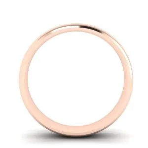 Classic 4 mm Wedding Ring in 18K Rose Gold - Photo 1