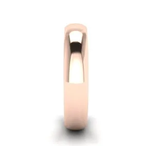 Classic 4 mm Wedding Ring in 18K Rose Gold - Photo 2