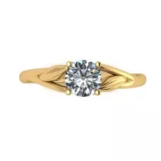 Nature Inspired Diamond Engagement Ring