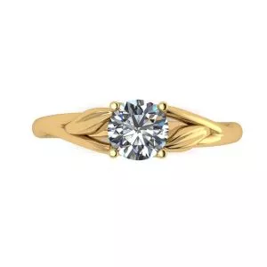 Nature Inspired Diamond Engagement Ring