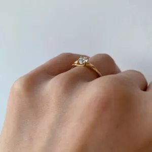 Nature Inspired Diamond Engagement Ring - Photo 2