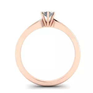 Rose Engagement Ring with Marquise Cut Diamond - Photo 1