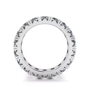 3 carat Eternity Diamond Band in 18K White Gold - Photo 1