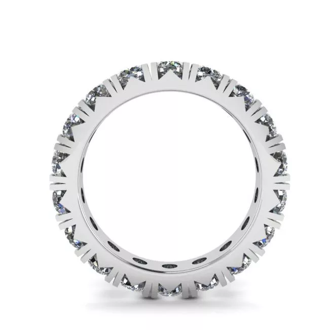 3 carat Eternity Diamond Band in 18K White Gold - Photo 1