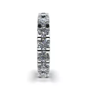 3 carat Eternity Diamond Band in 18K White Gold - Photo 2