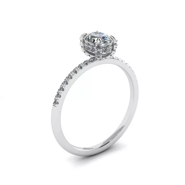 Oval Diamond Ring - Photo 3