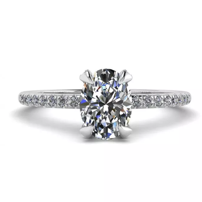 Oval Diamond Ring
