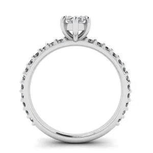 Marquise Cut Diamond Ring - Photo 1