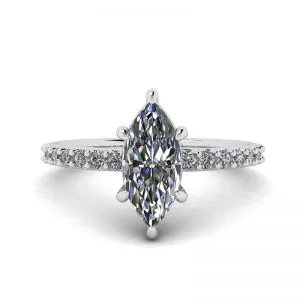 Marquise Cut Diamond Ring