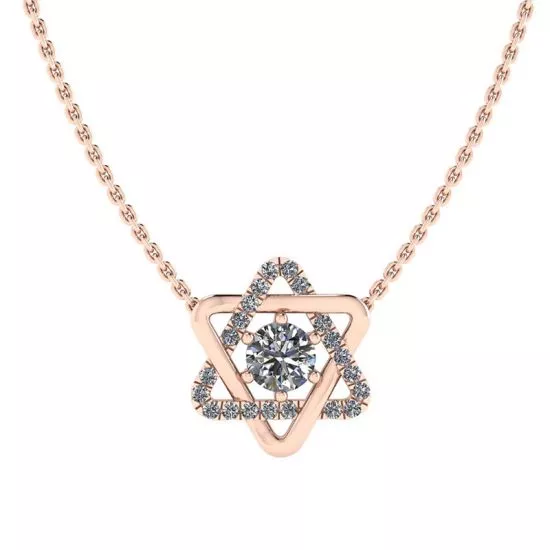 Diamond David Star Pendant , Enlarge image 1