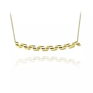 Big Smile Necklace in 18K White Gold - Ruban Collection - Photo 1